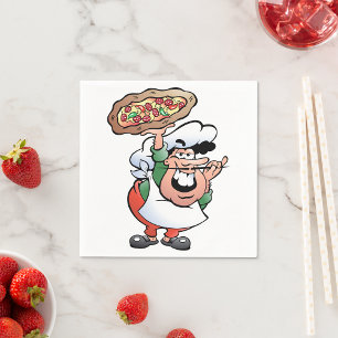 Guardanapo de papel do padeiro da pizza