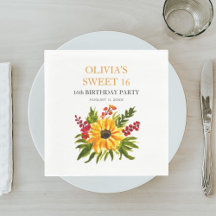 Doce 16 Dezesseis Festas de aniversário de Girasso