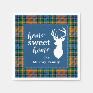 Guardanapo De Papel Doce Casa Tartan Clan Murray Xadrez Personalizada