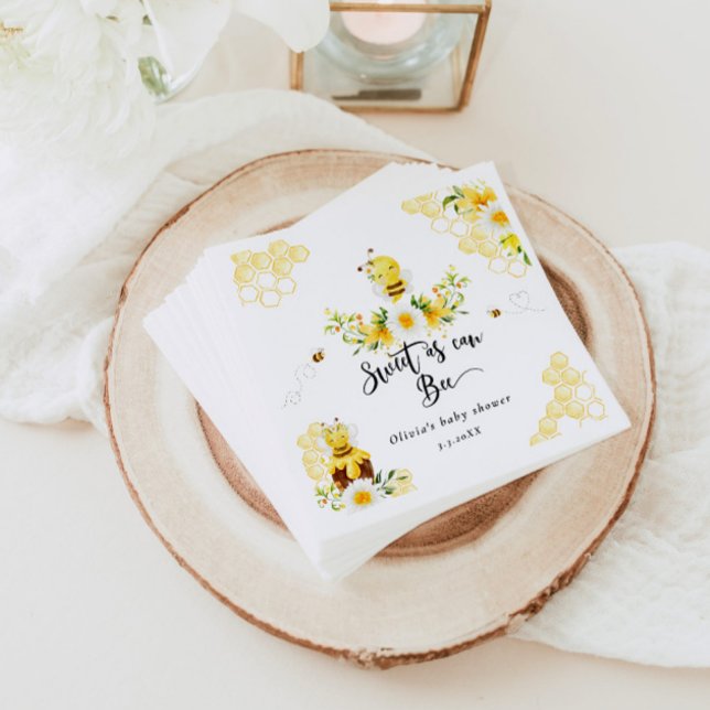 Guardanapo De Papel Doce como chá de fraldas de abelhas (Criador carregado)