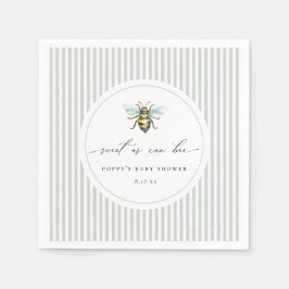 Guardanapo De Papel Doce Como Chá de fraldas De Abelhas