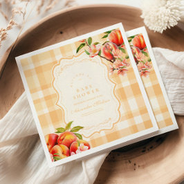 Guardanapo De Papel Doce Como Chá de fraldas De Pêssego