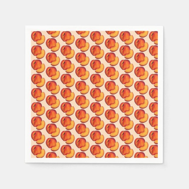 Guardanapo De Papel Doce como Pêssego 16 Sexto Aniversário (Frente)