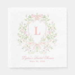 Guardanapo De Papel Doce doce com Arcos cor-de-rosa | Chá de panela mo