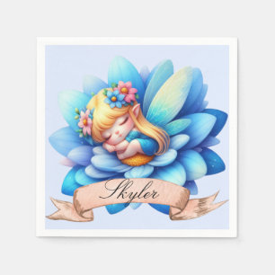 Guardanapo De Papel Doce Fantasia Floral Sonhos Doces Fada Adormecida
