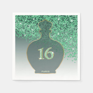Guardanapo De Papel Doce Fragrância Esmeralda 16, Green Paris Boutique