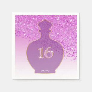 Guardanapo De Papel Doce Fragrância Rosa Blush 16 Boutique Pink Paris