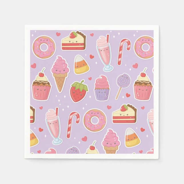 Guardanapo De Papel Doce Tratamentos Napkins (Frente)