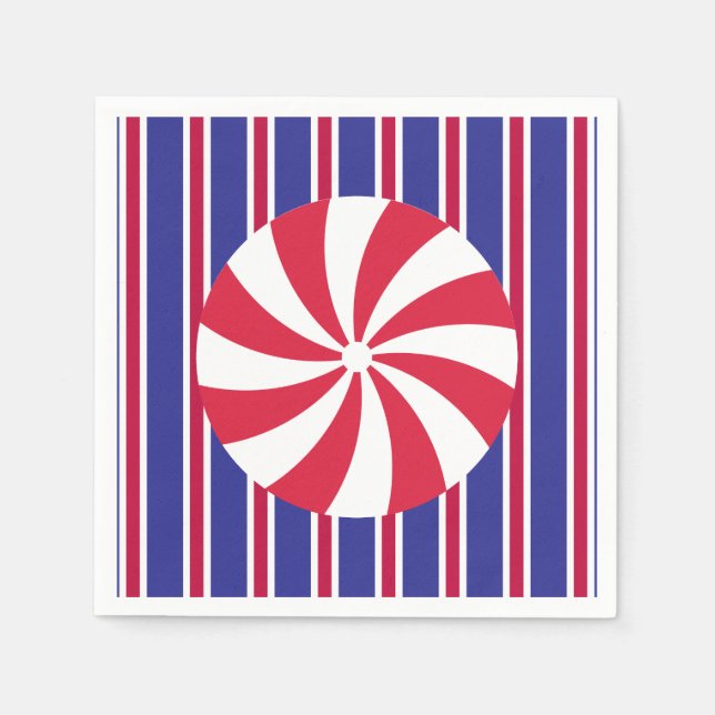 Guardanapo De Papel Doces de hortelã-pimenta Rico (Frente)