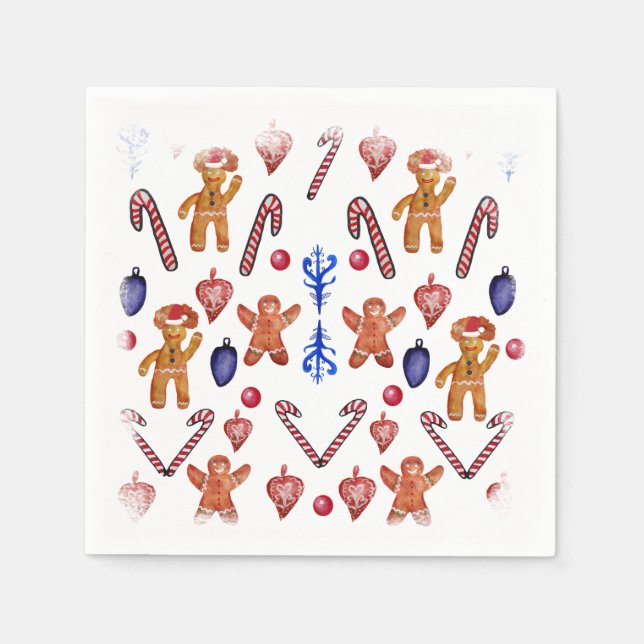 Guardanapo De Papel Doces de Natal (Frente)