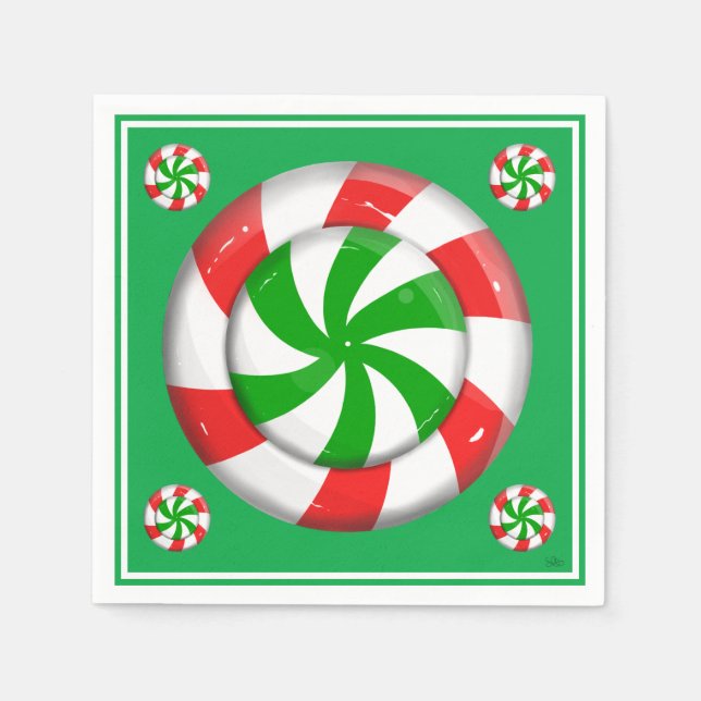 Guardanapo De Papel Doces de Natal (Frente)