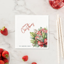 Guardanapo De Papel Doces e doces festivos - Feliz Natal