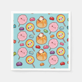 Guardanapo De Papel Doces e Doces Tratamentos de Kawaii