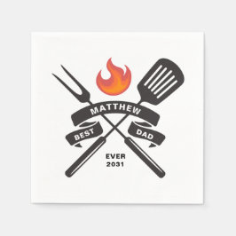 Guardanapo De Papel Documento de nome personalizado do melhor Pai do D