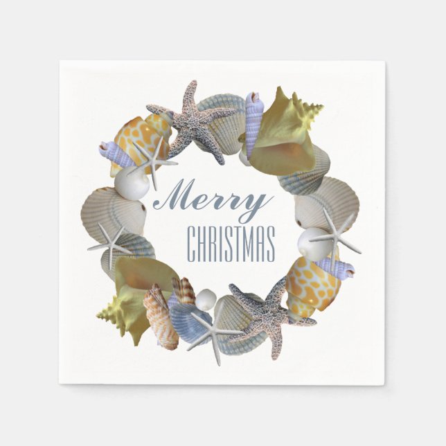 Guardanapo De Papel Documento do Partido de Natal da Rua Tropical Napk (Frente)