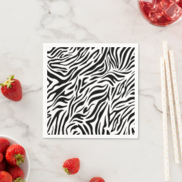 Guardanapo De Papel Documento Tema Zebra Napkins para Festas