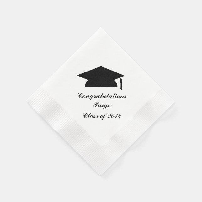 Guardanapo De Papel Documentos de Graduação Personalizados Napkins (Canto)