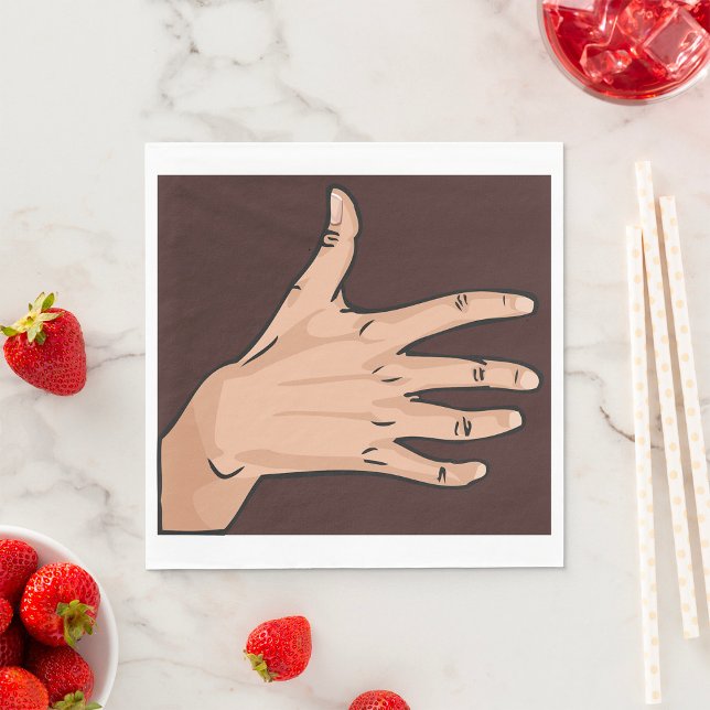 Guardanapo De Papel Documentos Manuais de Pessoas Nápoles (Criador carregado)