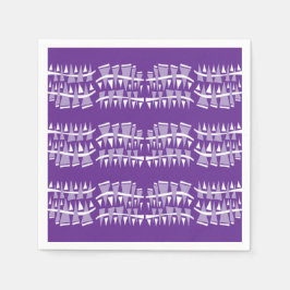 Guardanapo De Papel Dodle de Linhas de Triângulo44c