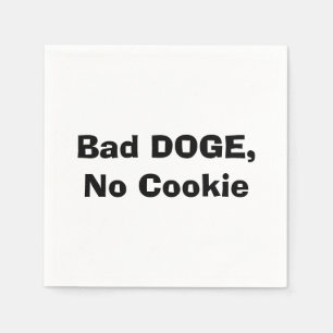 Guardanapo De Papel DOGE Mau, Sem Cookie