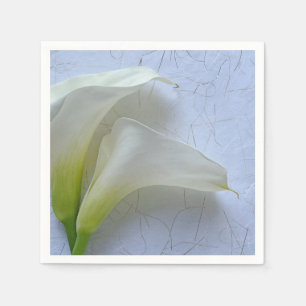 Guardanapo De Papel Dois lírios calla em papel texturizado