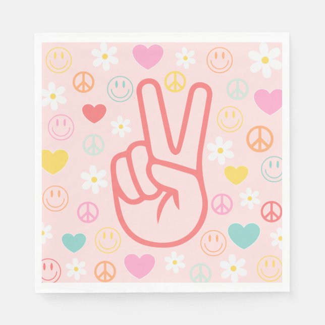 Guardanapo De Papel Dois Napkins do Groovy Party (Frente)