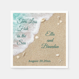 Guardanapo De Papel Dois peixes a menos no mar