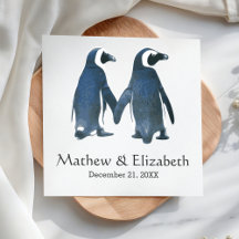 Dois Pinguins Fofos | Casamento Romântico
