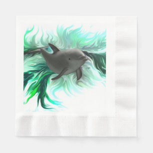 Guardanapo De Papel Dolphin Baby