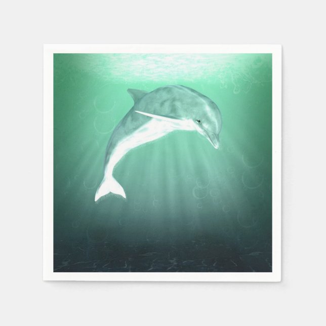 Guardanapo De Papel Dolphin Fantasy (Frente)