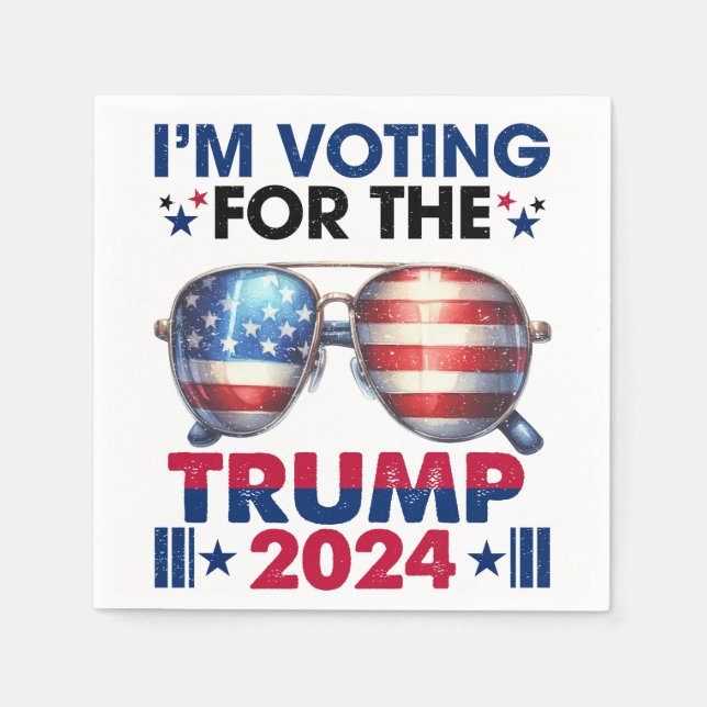 Guardanapo De Papel Donald Trump (Frente)