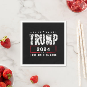 Guardanapo De Papel Donald Trump 2024 Devolva a América Eleição 
