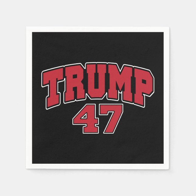 Guardanapo De Papel Donald Trump 47 (Frente)