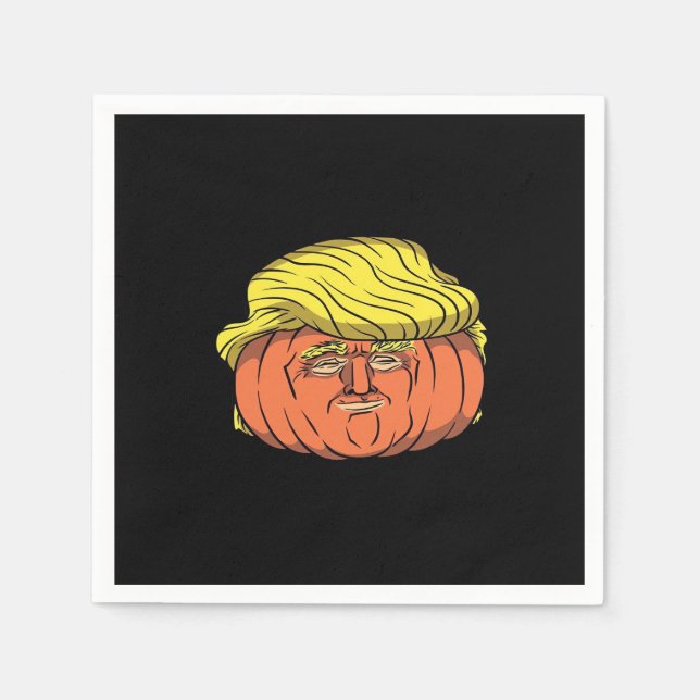 Guardanapo De Papel Donald Trumpkin Pumpking (Frente)