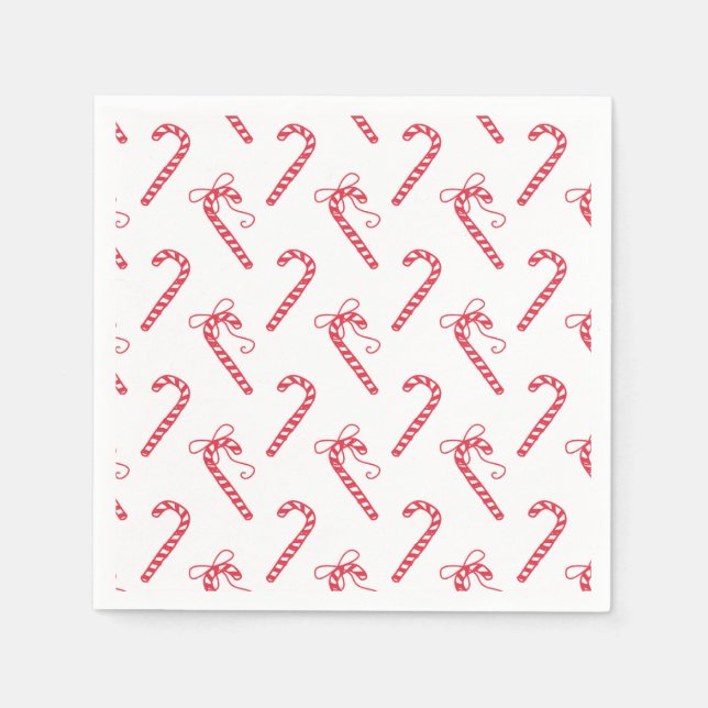 Guardanapo De Papel Doodle Candy Cane Pattern Mug (Frente)