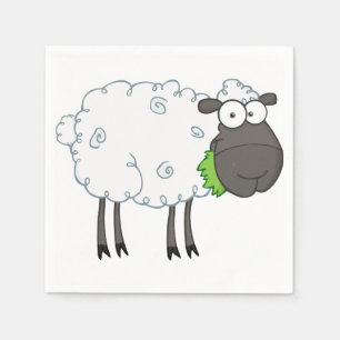 Guardanapo de papel dos carneiros Woolly
