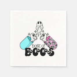 Guardanapo De Papel Dose de Boos Funny Ghost Medical Halloween
