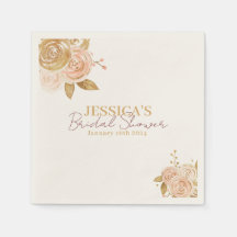 Douradas rosas rosa simples Chá de panela mínimo