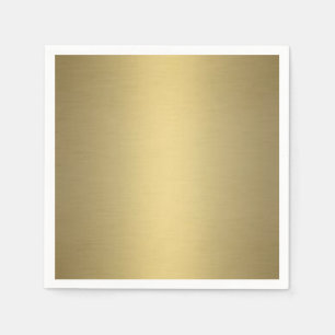 Guardanapo De Papel Dourado escovado