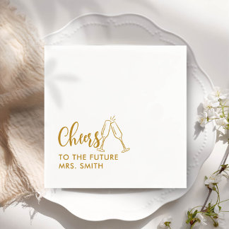 Guardanapo De Papel Dourado Futuro Sra. Chá de panela Modern