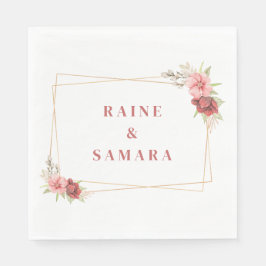 Guardanapo De Papel Dourado Livro Elegante Napkins