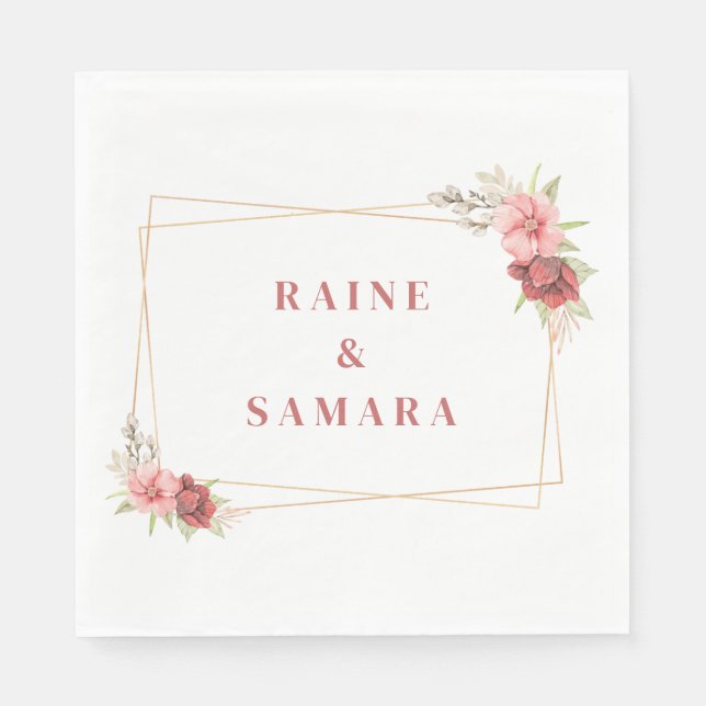 Guardanapo De Papel Dourado Livro Elegante Napkins (Frente)