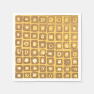 Guardanapo De Papel Dourado Napkin quadrado