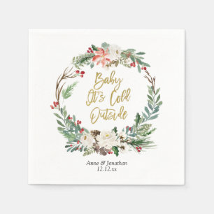 Guardanapo De Papel Dourado Natal - Partido Napkin