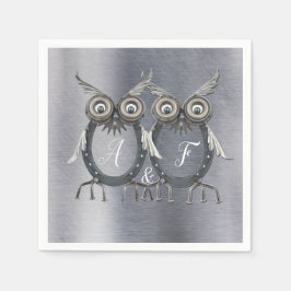 Guardanapo De Papel Dourado, Prata - Brass Moderno