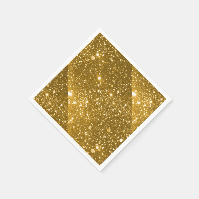 Guardanapo De Papel Dourado Sparktail Napkin Padrão (Canto)