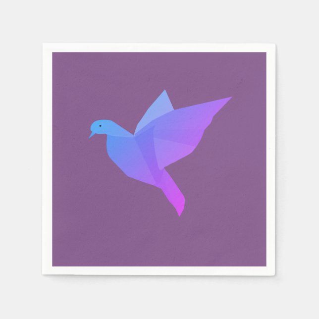 Guardanapo De Papel Dove, Peace, Dove Art Paper Napkins (Frente)