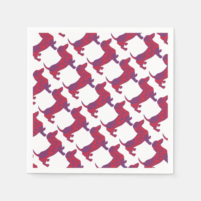 Guardanapo De Papel Doxie em Reniassance-Pattern (Frente)