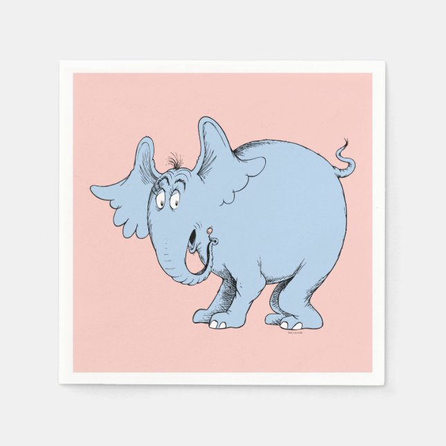 Guardanapo De Papel Dr. Seuss | Horton Ouviu Quem (Frente)