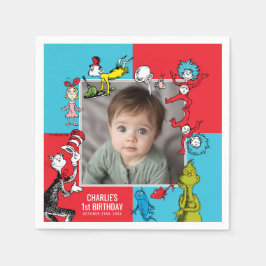 Guardanapo De Papel Dr. Seuss - Personagens | Aniversário Infantil